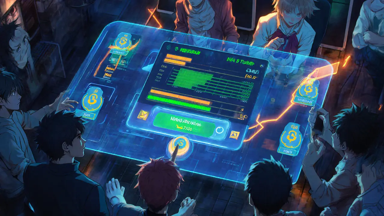 Traders use a holographic Uniswap v4 UI with fast, low‑gas transactions on Blast.
