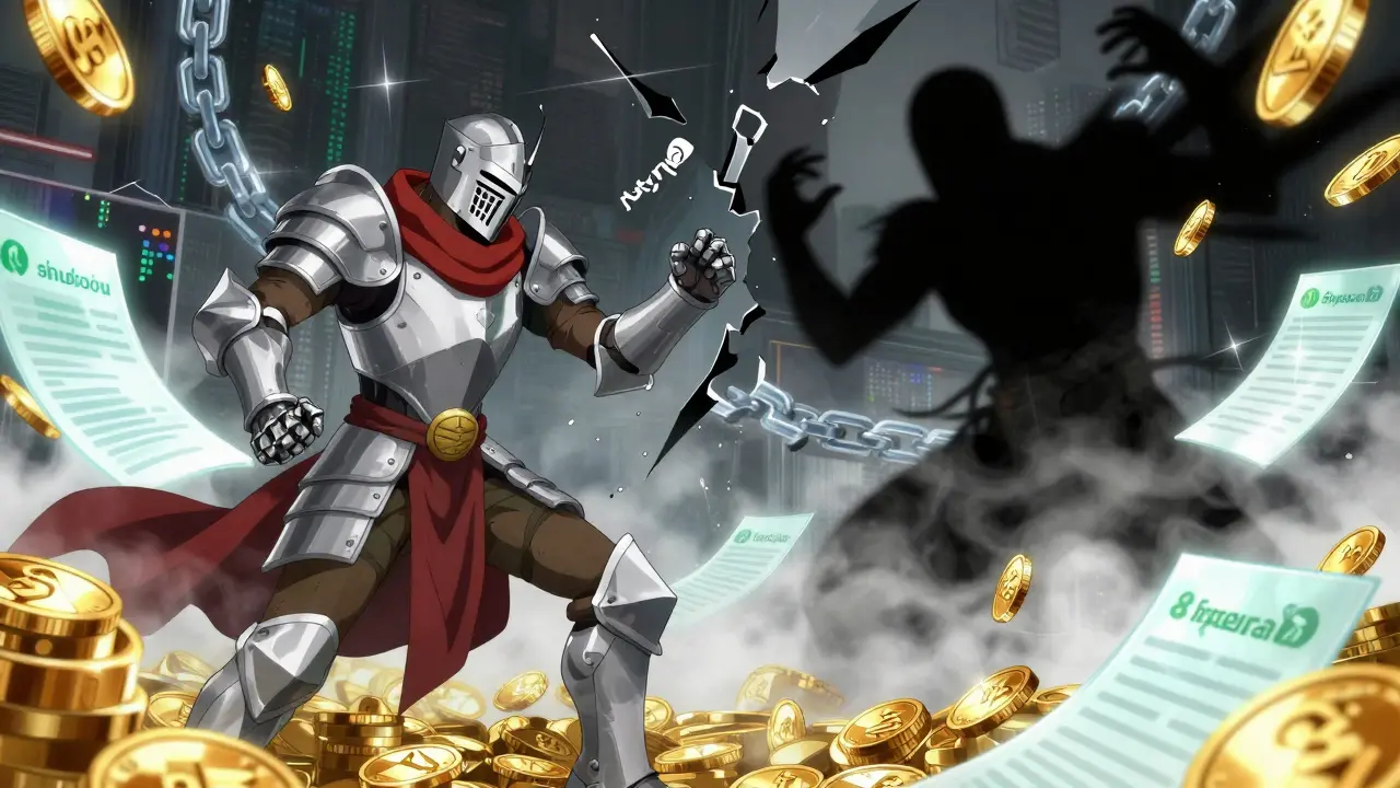 Anime battle between established DeFi projects and a shadowy unknown token