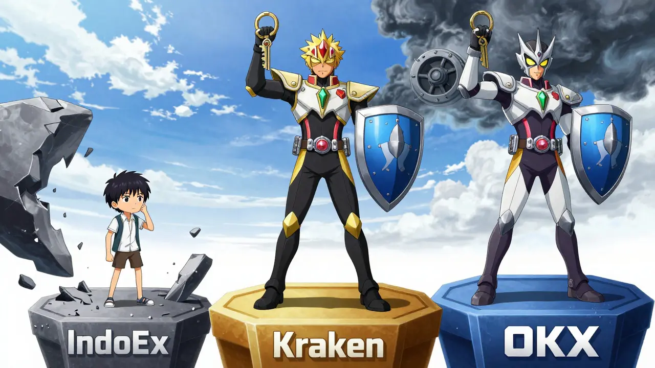 Heroes on safe platforms vs vulnerable user on risky exchange
