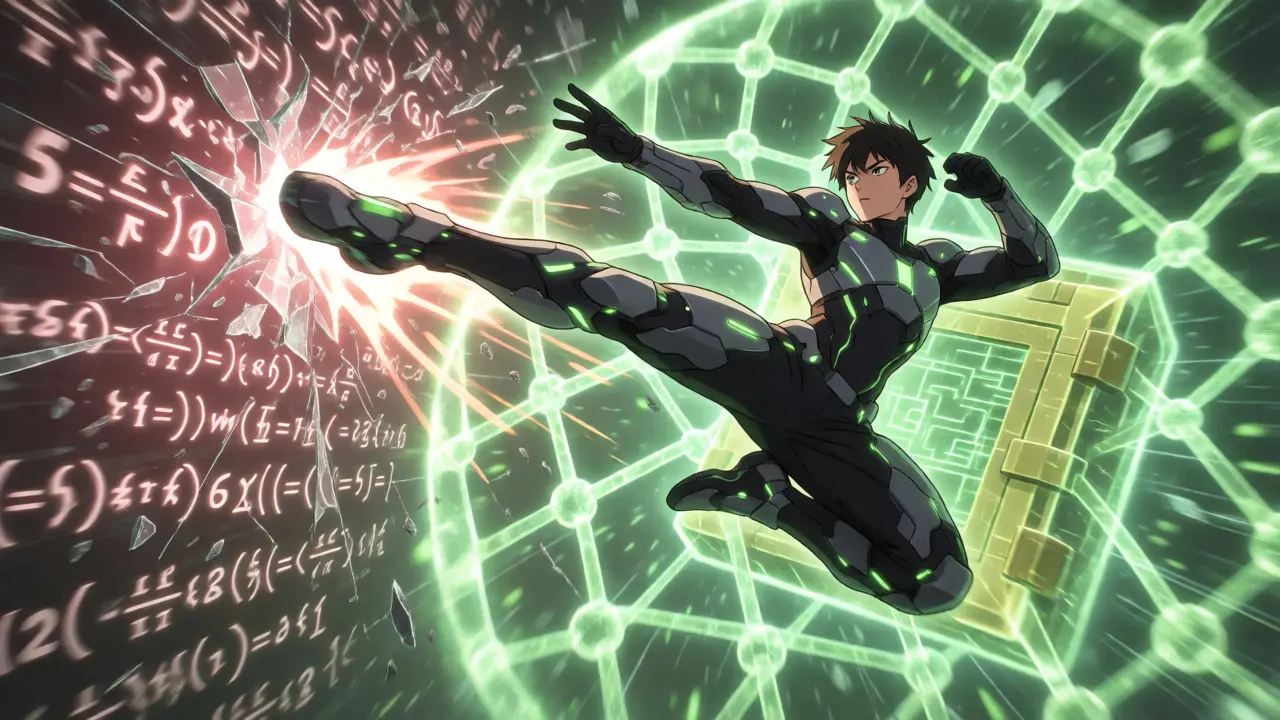Anime hacker breaking old crypto codes with lattice-based shields